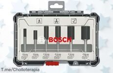 Transforma tu trabajo en arte con el set de brocas fresadoras Bosch Professional: 6 piezas duraderas a un precio loco ¡Aprovecha este ofertón antes que se acaben!