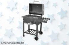Transforma tus asados en una fiesta inolvidable con la barbacoa carbón portátil, a prueba de fuego y control total de temperatura ¡No te quedes sin tu ofertón!