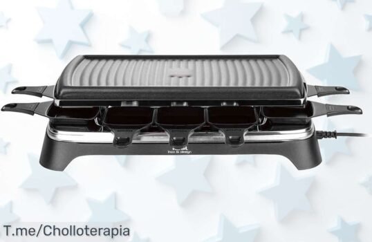 Transforma tus cenas en fiestas inolvidables con el Tefal Raclette Grill: ¡ofertón único y limitada! Aprovecha este super chollo antes de que se agote, actúa ya