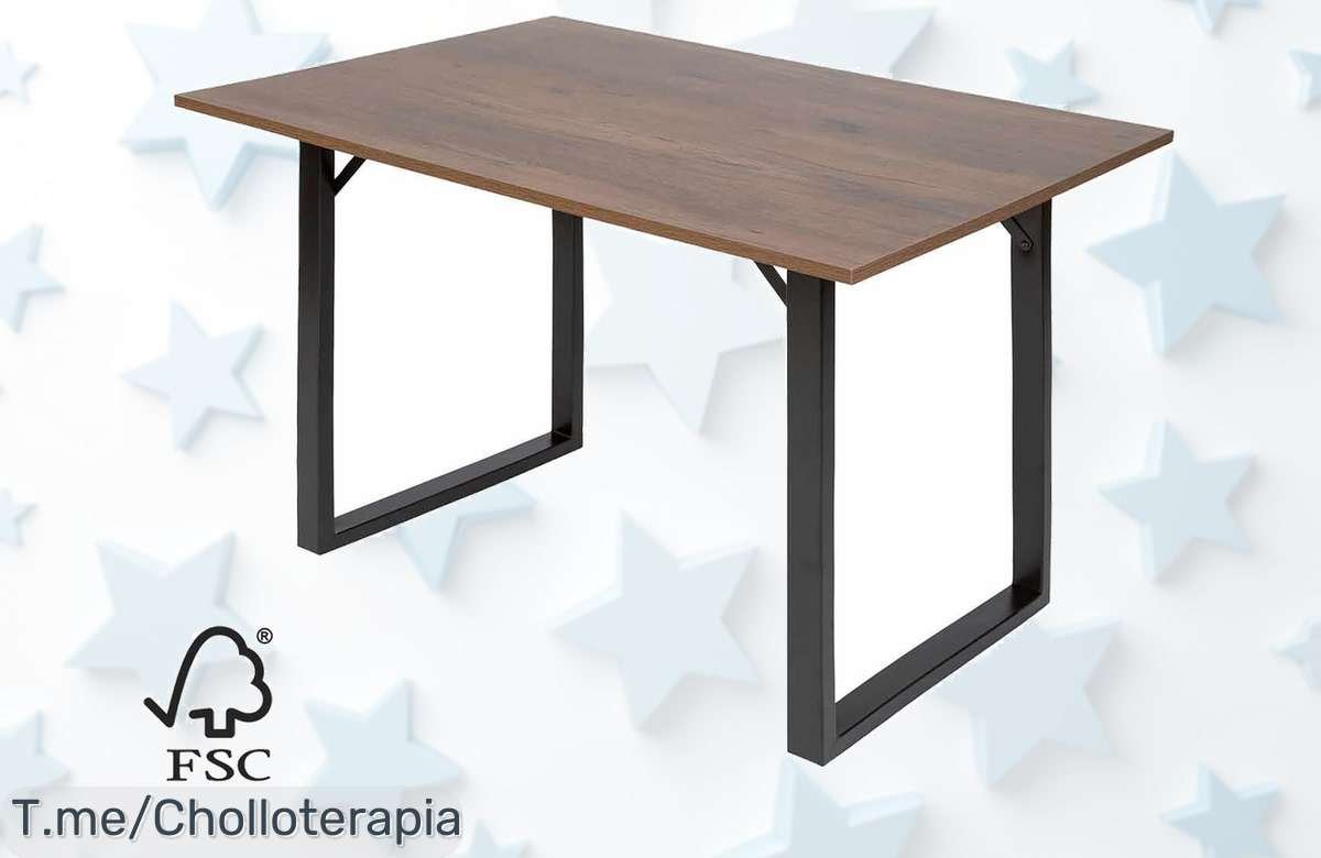 Transforma tus comidas con la mesa San Diego, un diseño espectacular a un precio loco. ¡Aprovecha este ofertón único antes de que vuelen! Hazla tuya ya y eleva tu hogar.
