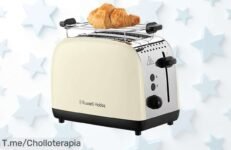 Transforma tus desayunos con la Tostadora Colours Plus: 6 niveles de tueste y pan perfecto en segundos Aprovecha este ofertón que no se repetirá, ¡compra ya!