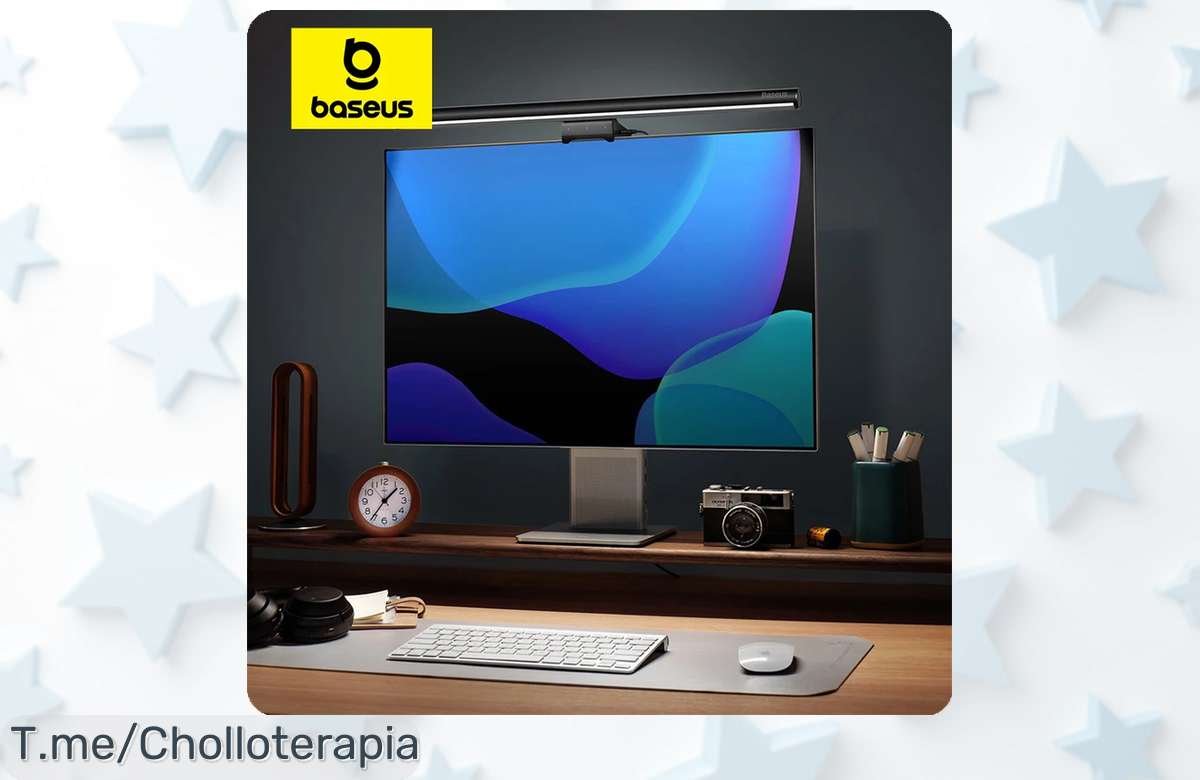 Transforma tus estudios con la lámpara de escritorio que ilumina tu pantalla, una oferta única para no quedarte en la oscuridad. ¡Aprovecha este super chollo antes de que se agote!