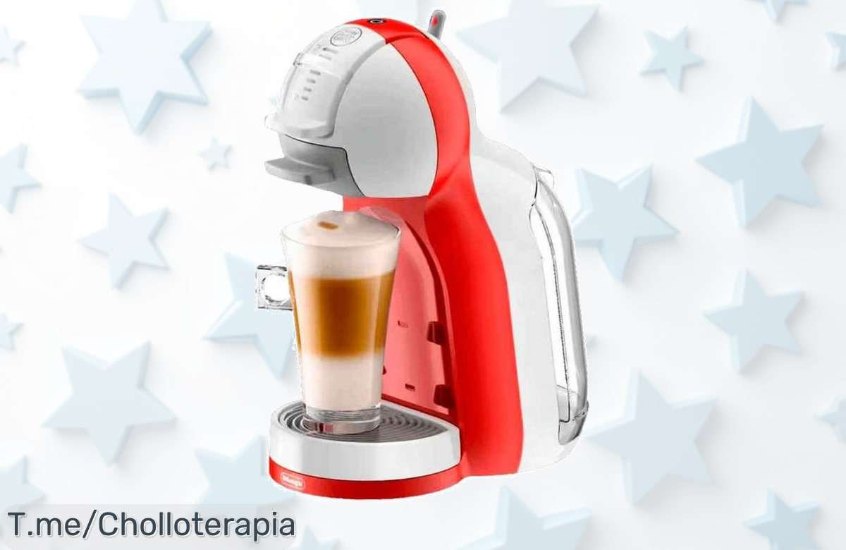 Transforma tus mañanas con la Cafetera Dolce Gusto MINI ME Roja y Blanca, un diseño moderno que te regala café en segundos. ¡Hazte este ofertón antes de que desaparezca!