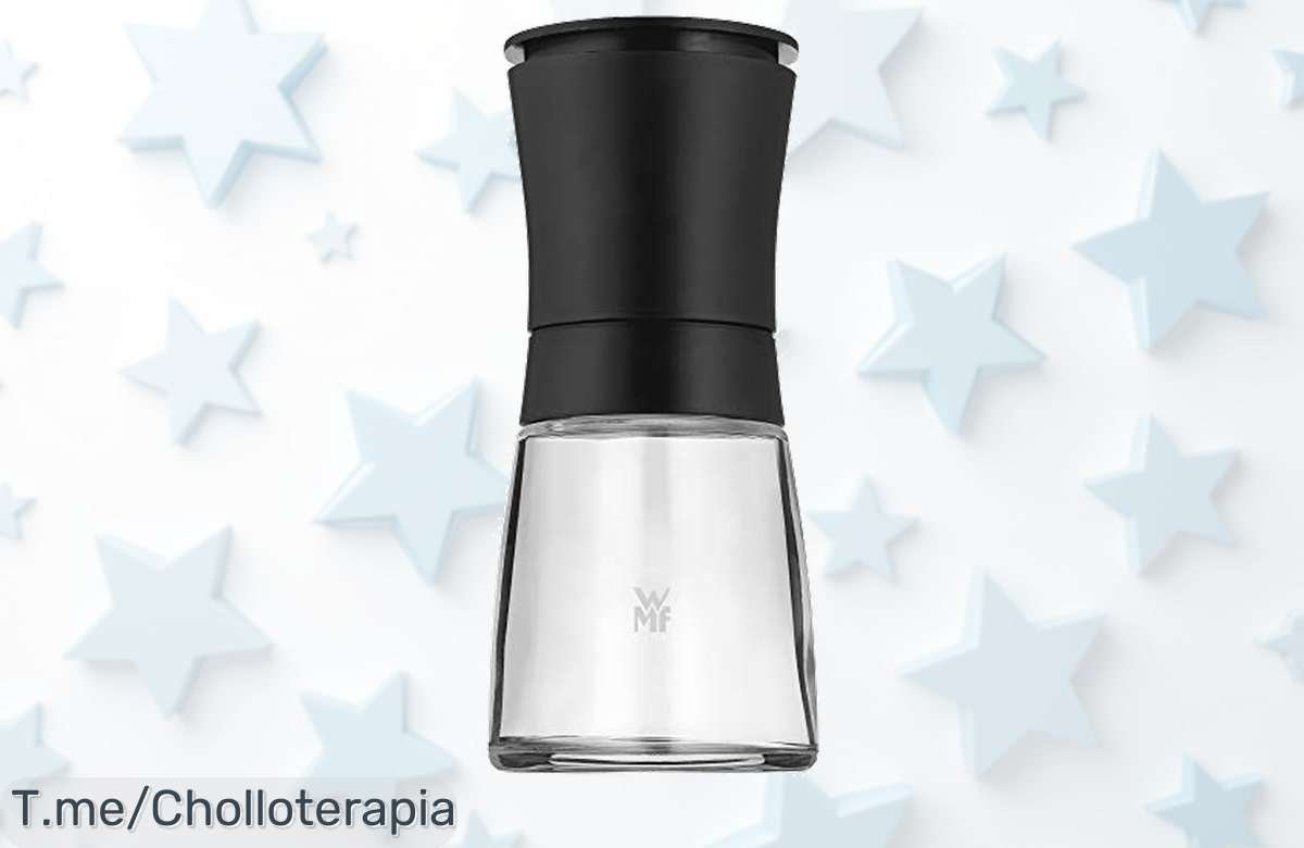 Transforma tus platillos con el molinillo cerámico de especias, molienda ajustable y diseño hermético a un precio loco. ¡Hazlo tuyo ya antes que se agoten!