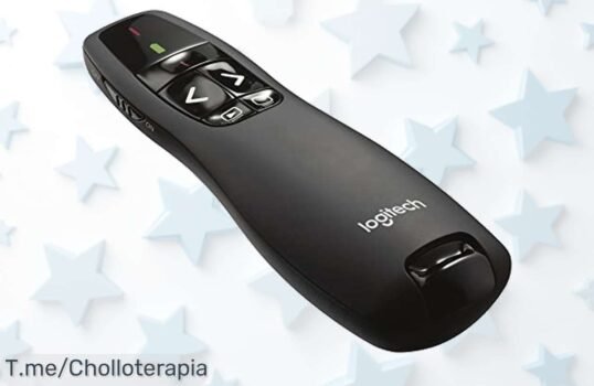 Transforma tus presentaciones con el Logitech R400: control total desde 15 metros, deslumbra a tu audiencia y aprovecha este ofertón antes de que se agote