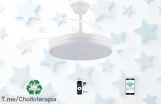 Ventilador de techo Akunadecor: ¡Disfruta del mejor clima en casa con motor ultra silencioso y 6 velocidades! Oferta única a precio loco, compra ahora antes que se agote