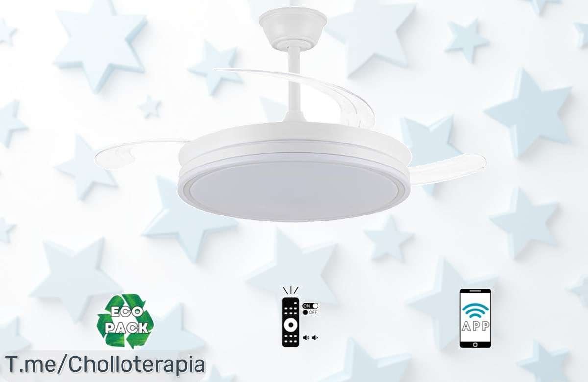 Ventilador de techo Akunadecor: ¡Disfruta del mejor clima en casa con motor ultra silencioso y 6 velocidades! Oferta única a precio loco, compra ahora antes que se agote.