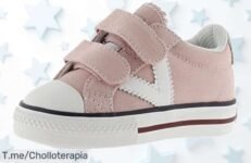 Victoria Basket para Niños: Cierre fácil y suela resistente, ¡luzcan elegantes y seguros! Aprovecha este super chollo antes de que se acabe, no te lo pierdas