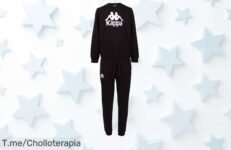 Viste a tu pequeño campeón con el chándal Kappa Niño, un diseño único que lo hará brillar en cada juego ¡Últimas unidades a precio loco! No te quedes sin él
