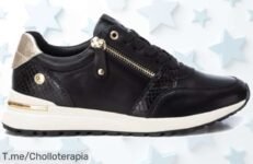 Zapatillas XTI para Mujer: Diseño trendy y suela antideslizante a un precio loco ¡Aprovecha este ofertón limitado y pisa fuerte con estilo, compra ya!