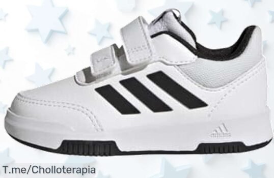 Zapatillas adidas Tensaur para bebés a precio loco: cierre práctico y suela que cuida tus pisos No dejes pasar este ofertón, ¡stock limitado!