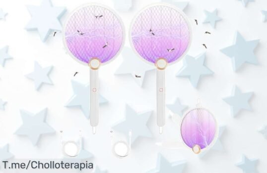 Adiós a los mosquitos con las raquetas eléctricas Aspectek, ¡10,000 zaps por carga y modo automático! Aprovéchate de este super chollo antes que se agoten