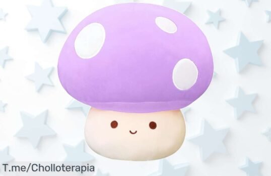 Adorable Juguete de Peluche Seta a Precio Loco, Su Dulce Sonrisa Alegrará Tu Hogar y Tus Días ¡Date Prisa y Consíguelo Antes de Que Se Agote Esta Oferta Única!