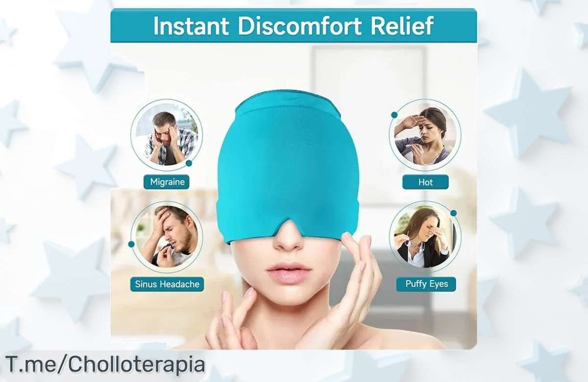 Alivio inmediato para tus migrañas con el gorro de hielo de gel a un precio loco: máxima frescura y compresión en un solo paso. ¡Compra ya, stock limitado!