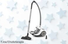 Aprovecha el ofertón de la aspiradora Rowenta: 750W de potencia ciclónica que atrapan el 99,98% del polvo ¡Llévatela a un precio loco antes que se acabe!