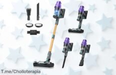 Aprovecha el ofertón de la aspiradora sin cable, con súper potencia y modo automático, ideal para pelos de mascotas ¡Solo por hoy llévatela a un precio loco!