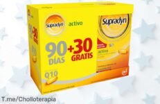 Aprovecha el super chollo de Supradyn: 90 comprimidos y 30 GRATIS para que llenes tus días de energía Solo por tiempo limitado, ¡compra ahora y transforma tu vitalidad!