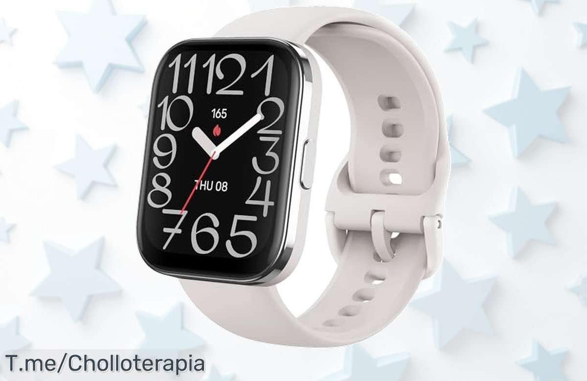 Aprovecha el super chollo del Amazfit Bip 5, un reloj inteligente que cuida tu salud y te mantiene conectado. Oferta limitada, ¡hazlo tuyo antes de que se agote!