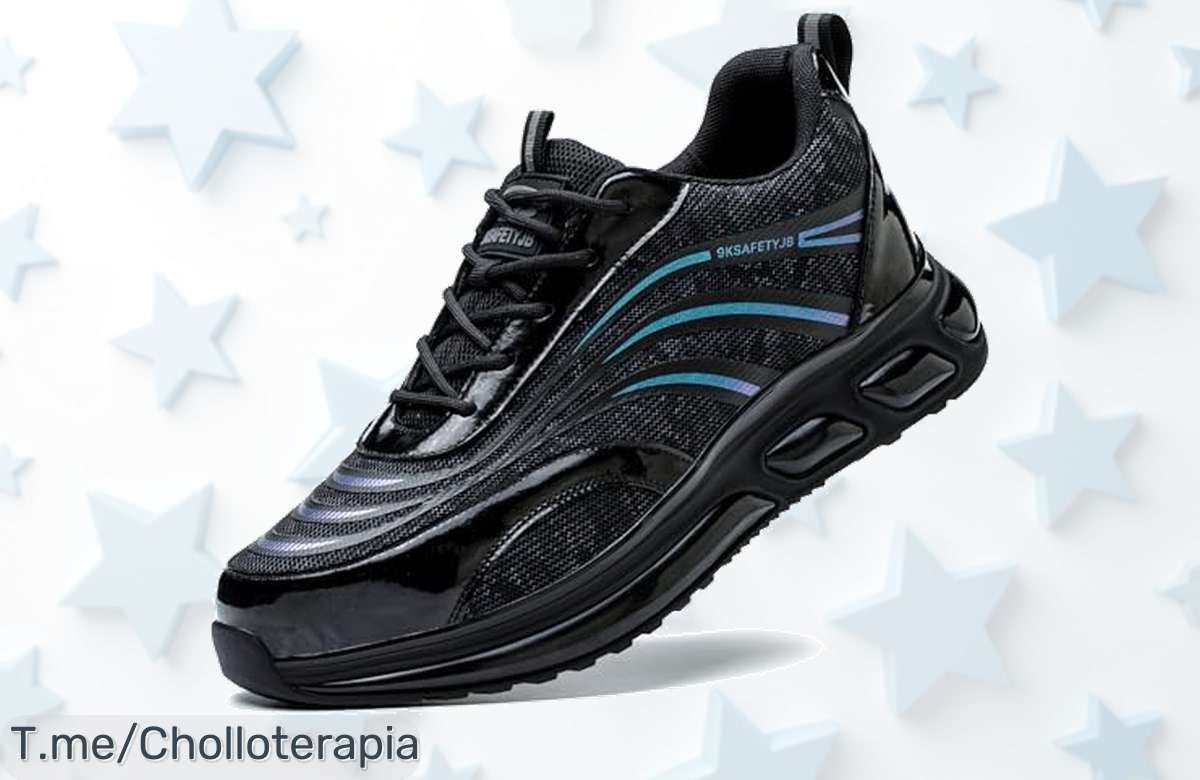 Aprovecha este ofertón y consigue tus LUDEY Zapatos de Seguridad con puntera de acero a un precio loco, ¡cuidando tus pies! Stock limitado, no lo dejes escapar.