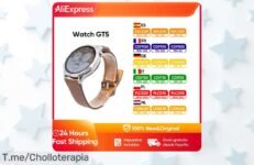 Atrapa el super chollo del HUAWEI Watch GT5 con 14 días de batería, pantalla AMOLED y diseño impermeable ¡Hazte con el tuyo ya antes de que se agoten!