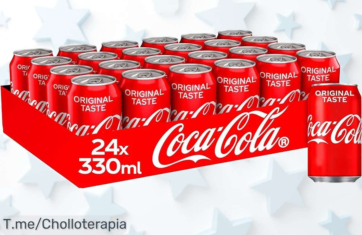 Atrapa este super chollo: 24 latas de CocaCola Sabor Original y Zero a un precio loco, disfruta cada sorbo en cualquier ocasión ¡Compra ya antes que se acabe!