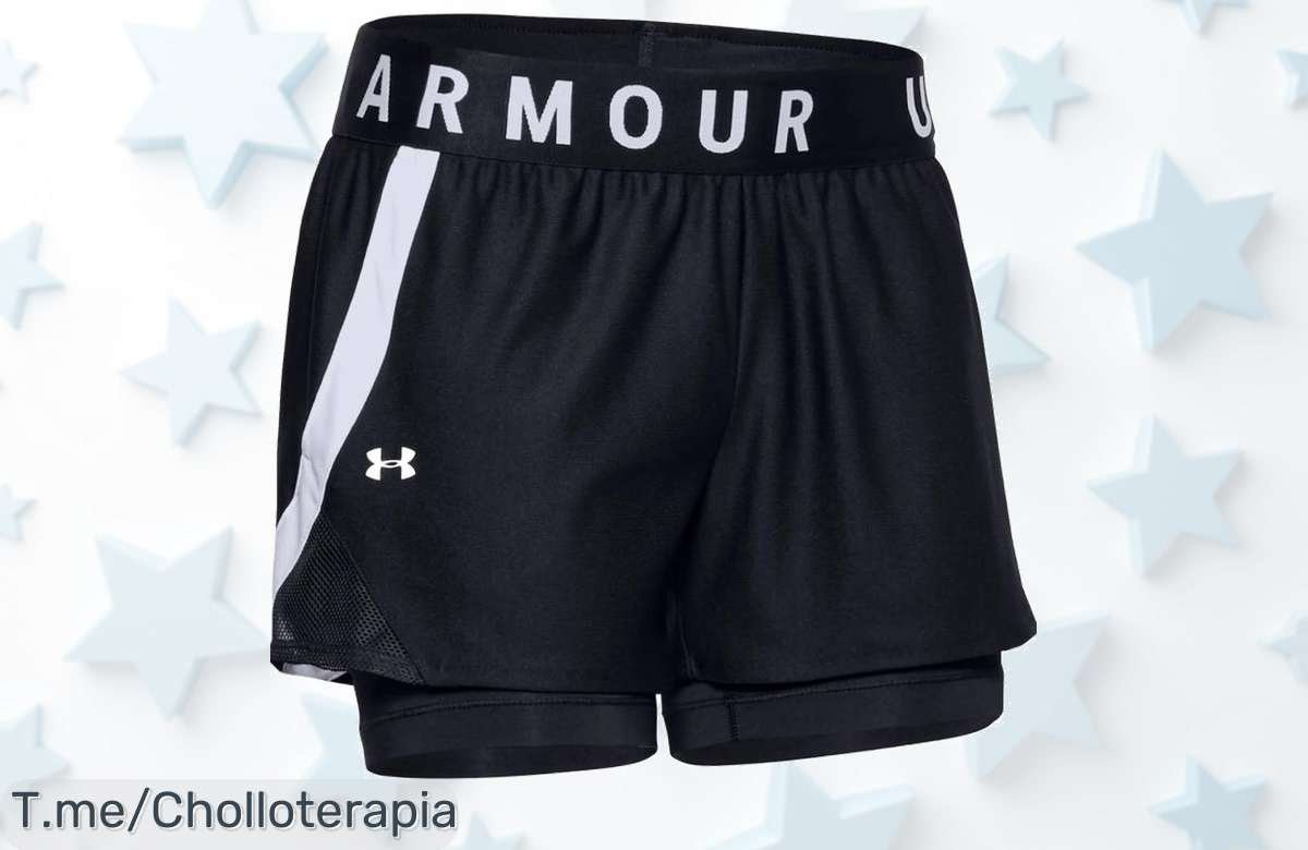 Atrévete a brillar con el pantalón corto Play Up 2-en-1 de Under Armour, ¡ofertón imperdible! Disfruta de un ajuste genial y siente la diferencia. ¡Compra ahora antes que se agoten!