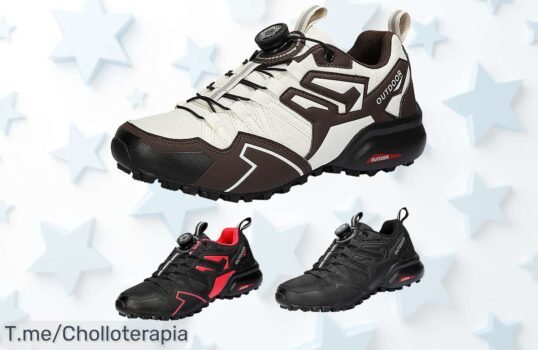 ¡Atrévete a explorar con nuestros zapatos de senderismo! Resistencia y estilo en un solo par No te pierdas este ofertón único, ¡compra ahora antes que se agoten!