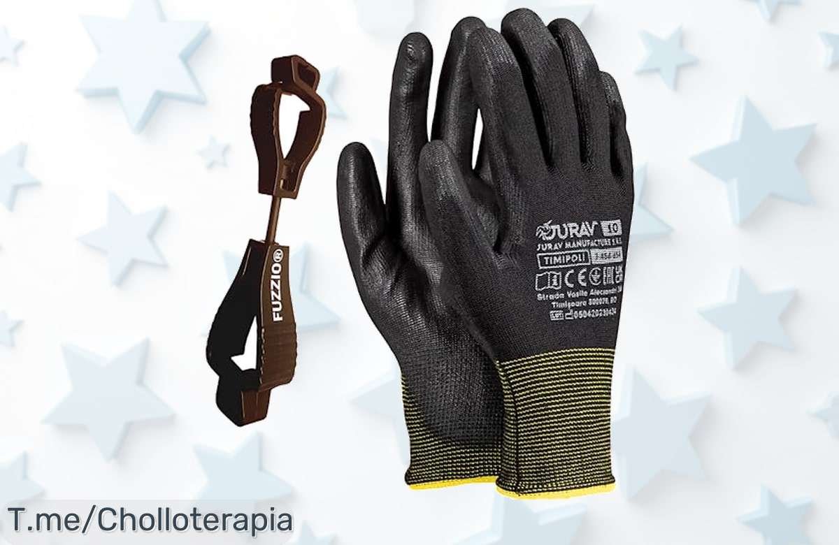 Atrévete a ser un experto con los FUZZIO: 12 pares de guantes que te brindan destreza única. ¡No dejes pasar este ofertón y hazte ya con tu precio loco antes de que se acabe!