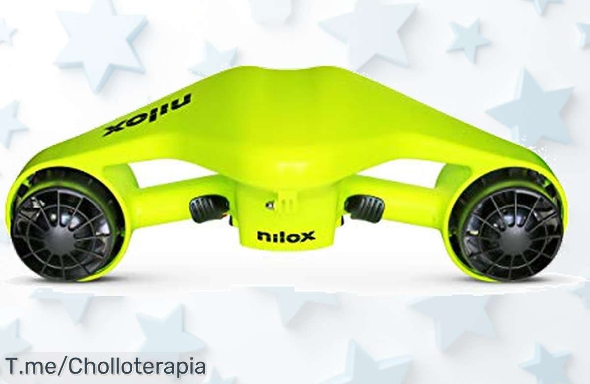 ¡Atrévete a sumergirte con el Nilox Acqua Scooter y vive 35 minutos de pura diversión bajo el agua! Aprovecha este super chollo antes que se agoten, actúa ya.