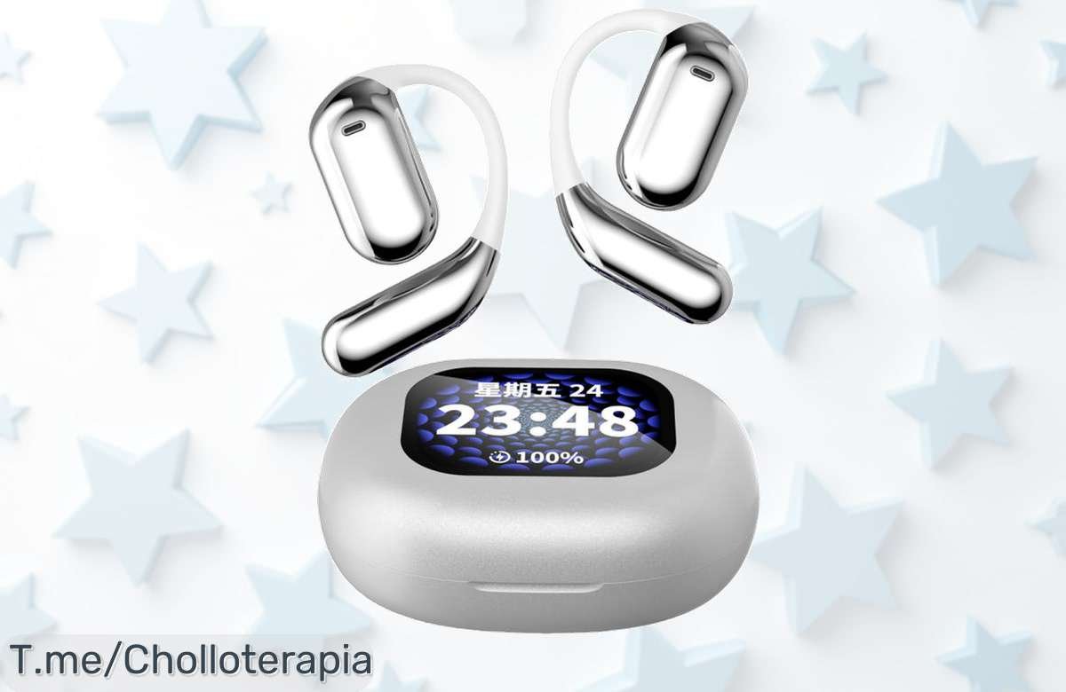 Auriculares Bluetooth TWS 2024 con Pantalla Táctil y Cancelación de Ruido a Precio Loco: Disfruta 40H de Música Sin Parar ¡Aprovecha este ofertón antes que se agoten!