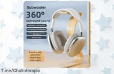 Auriculares P9 a un precio loco: sonido envolvente y cancelación de ruido para tus deportes y videojuegos ¡No te quedes sin ellos, compra ya esta oferta limitada!