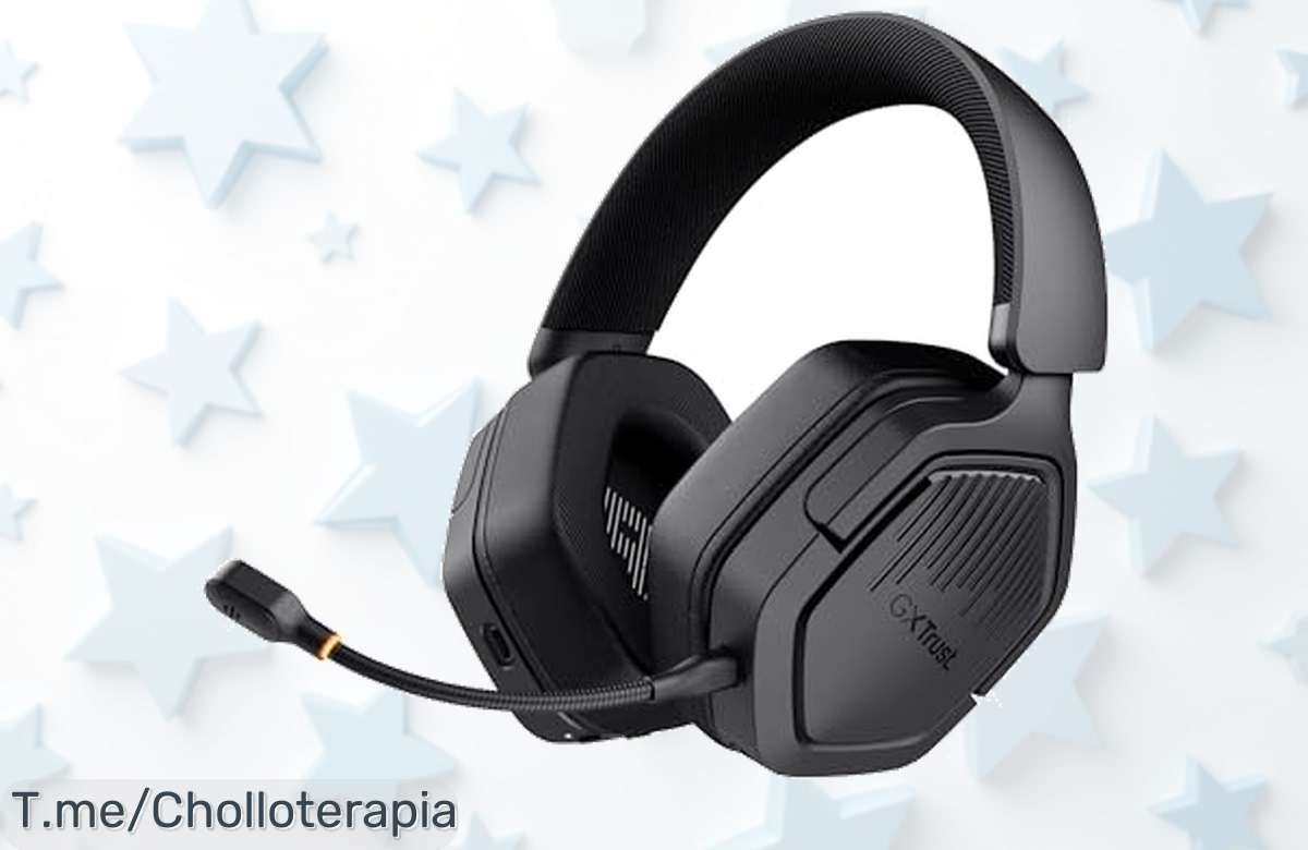 Auriculares gaming Trust GXT 1493 Ravox a precio loco: ¡70 horas de batería para jugar sin parar! No te pierdas este ofertón, compra ya antes que se agoten.