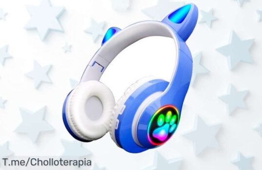 Auriculares inalámbricos orejas de gato a un precio loco ¡Super chollo para que disfrutes tu música con estilo! Stock limitado, compra ya y no te quedes sin el tuyo