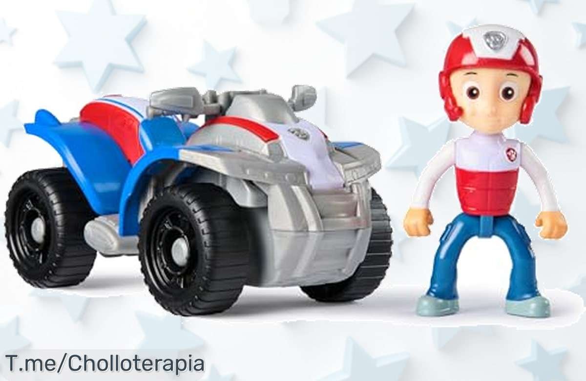 Aventura en casa con Ryder y su quad ¡Precio loco por diversión garantizada! Disfruta misiones emocionantes, consigue el tuyo antes de que se acabe este super chollo.