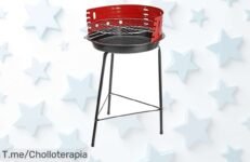 Barbacoa Vaggan de 3 pies: Super chollo del verano con parrilla ajustable para cocinar como un pro ¡Aprovecha el ofertón y compra ya antes que se agoten!