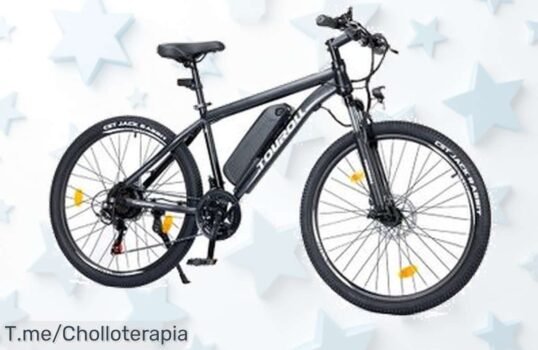 Bicicleta Eléctrica Touroll U1: ¡Potente motor, hasta 65km de diversión! Aprovecha este super chollo y mueve tu vida a lo grande antes que se agote
