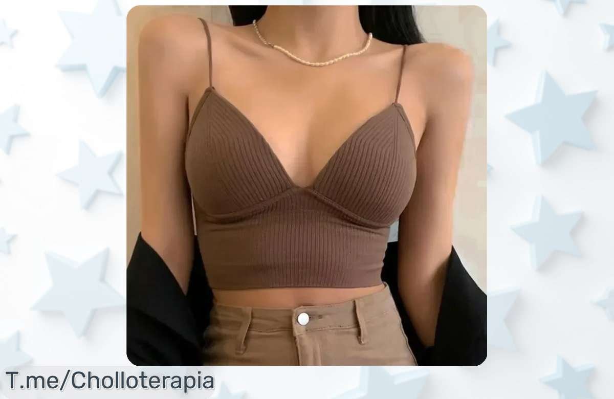 Brilla Con El Top Sexy Que Realza Tu Pecho: Consigue Este Ofertón De Camisola Y Luce Irresistible ¡Compra Ya Antes De Que Se Agoten!