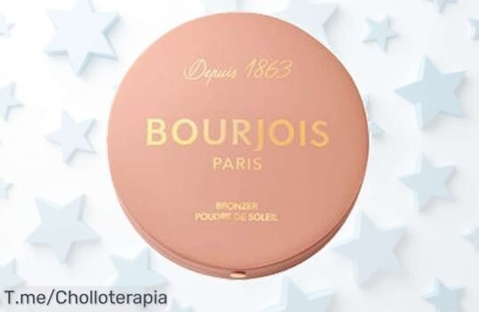 Brilla como nunca con Maxi Round Pot Bronzer BOURJOIS, el bronceador que te hará lucir radiante ¡Aprovecha este ofertón y deslumbra hoy mismo antes de que se acabe!