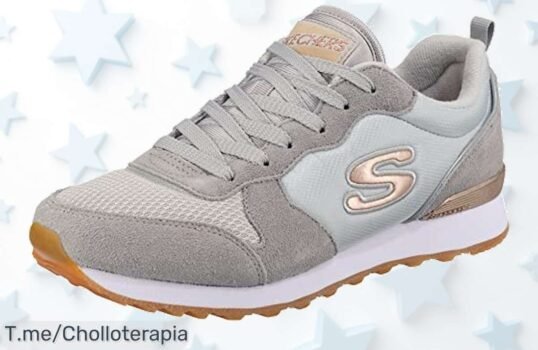 Brilla en cada paso con las Zapatillas Skechers OG 85 Goldn Gurl: super chollo de suela antideslizante que no puedes dejar pasar ¡Compra ya antes de que se agoten!