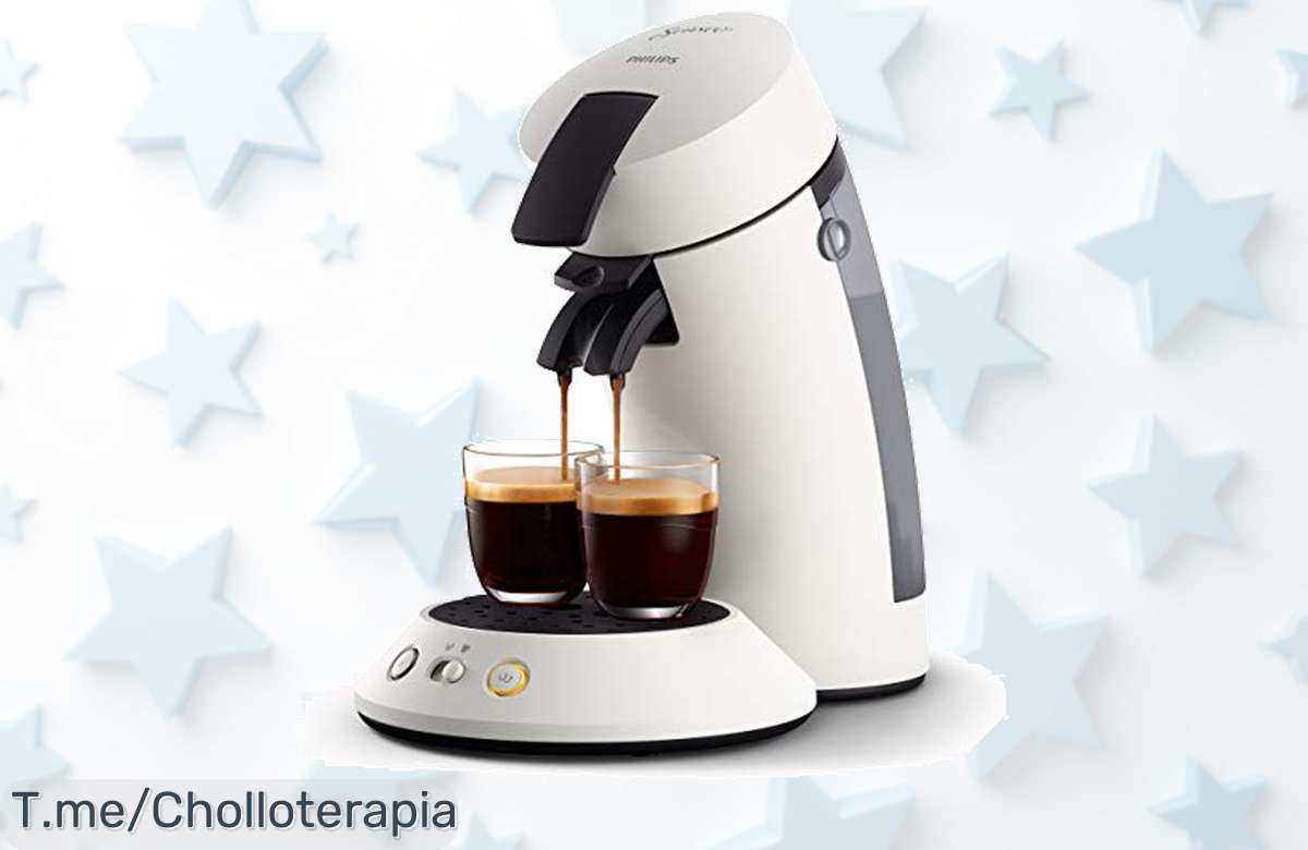 Café a tu medida al instante: disfruta la Philips Senseo Original Plus, un super chollo que prepara 2 tazas con crema suave. ¡Compra ahora antes de que se agote!