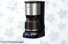 Cafetera AIGOSTAR: El super chollo de 12 tazas que te hará disfrutar del café caliente cuando quieras ¡No te quedes sin el tuyo, compra ahora antes de que se agote!