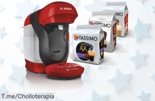 Cafetera Bosch TAS1103C3B a precio loco con pack de cafés incluido ¡Disfruta un sabor increíble en segundos! No dejes escapar este ofertón, compra ya antes que se agote