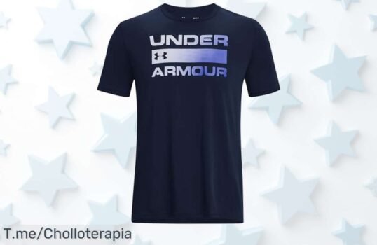 Camiseta Under Armour a precio loco: se seca al instante y te da libertad total para moverte ¡No esperes, esta oferta nunca vista es por tiempo limitado!