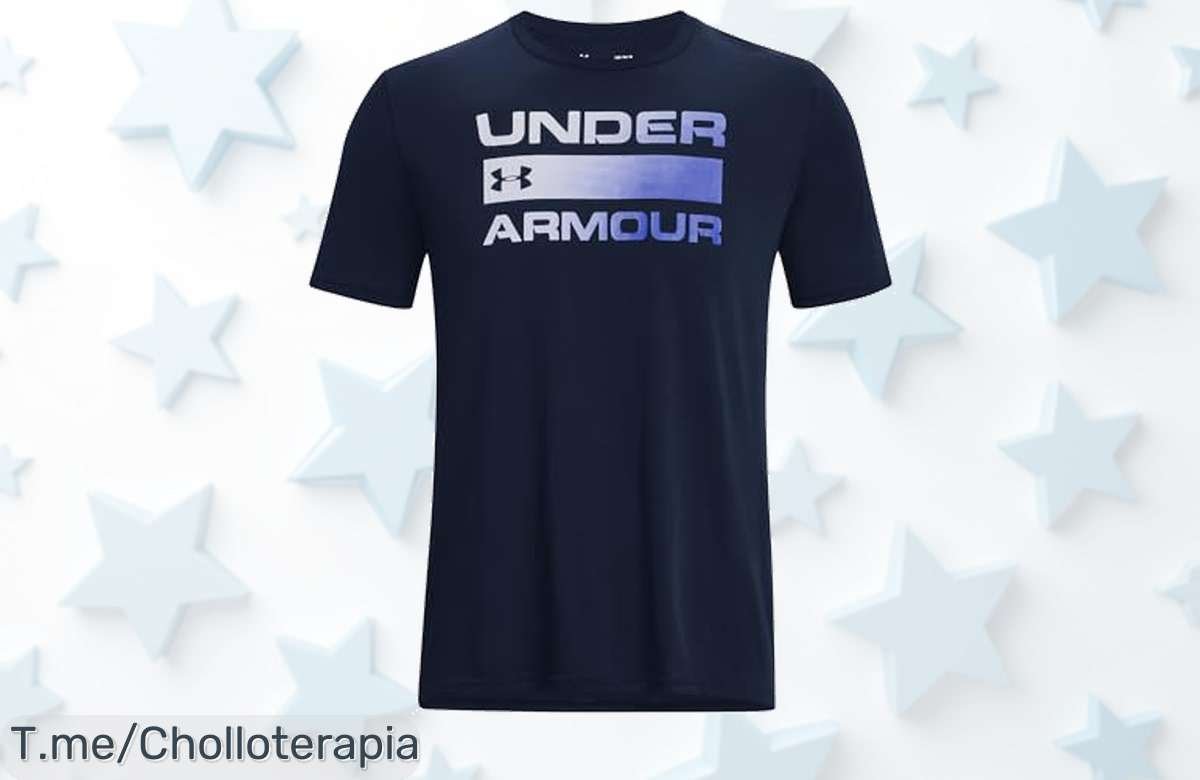 Camiseta Under Armour a precio loco: se seca al instante y te da libertad total para moverte. ¡No esperes, esta oferta nunca vista es por tiempo limitado!