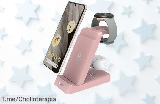 ¡Cargador inalámbrico 3 en 1 a precio loco! Aprovecha este ofertón limitado para Google Pixel y iPhone Usa el cupón y corre, ¡no dejes escapar esta oportunidad única!