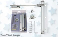 Cierra tus puertas con estilo y sin esfuerzo: muelle ajustable a precio loco, fácil de instalar y duradero ¡No te pierdas este ofertón antes de que se agote!