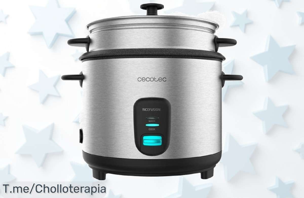 Cocina como un chef con la Cecotec Arrocera Ricefusion 7000 Inox: ¡potencia brutal y diseño espectacular para sorprender a todos! Aprovecha este super chollo y compra ya.