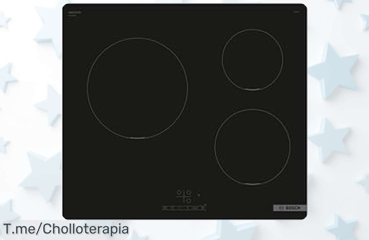 Cocina como un pro con la Placa de Inducción Bosch, función Sprint que acelera tus platos ¡Super chollo a precio loco! No te quedes sin ella, compra ya antes de que se agote.