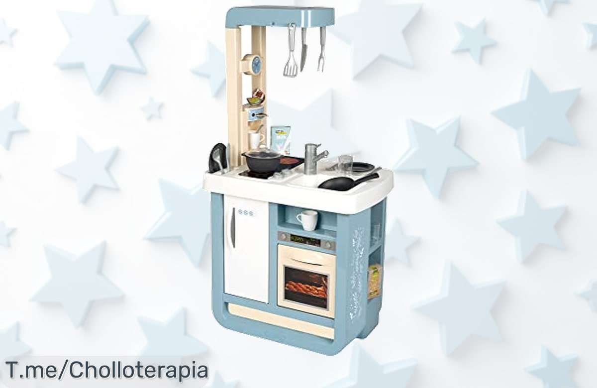 Cocina de juguete Smoby Bon Appetit: ¡Despierta el chef que lleva tu peque dentro! 23 accesorios y sonidos divertidos a un precio loco. ¡Hazlo feliz antes de que se agote!