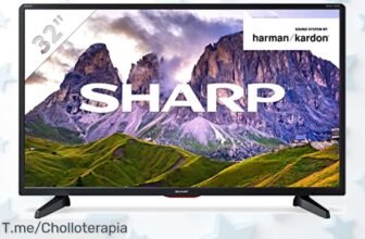 Conéctate al ofertón de la TV Sharp de 32 pulgadas con sonido harman-kardon, disfruta del cine en casa a un precio loco ¡Aprovecha antes que se agote!